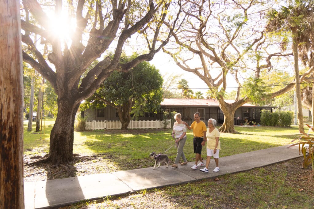 people walking around East Ridge