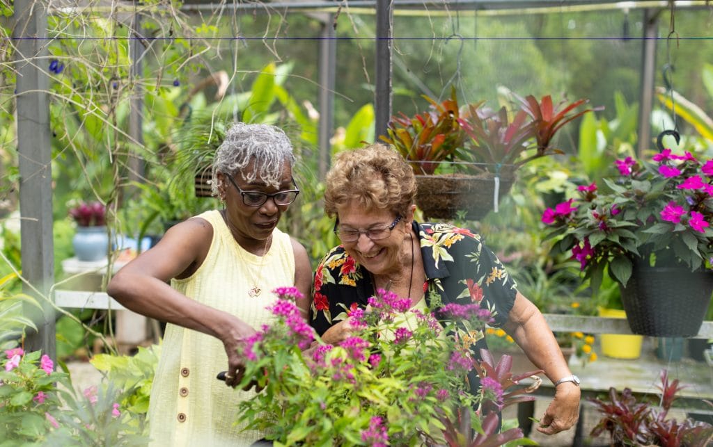 ladies gardening