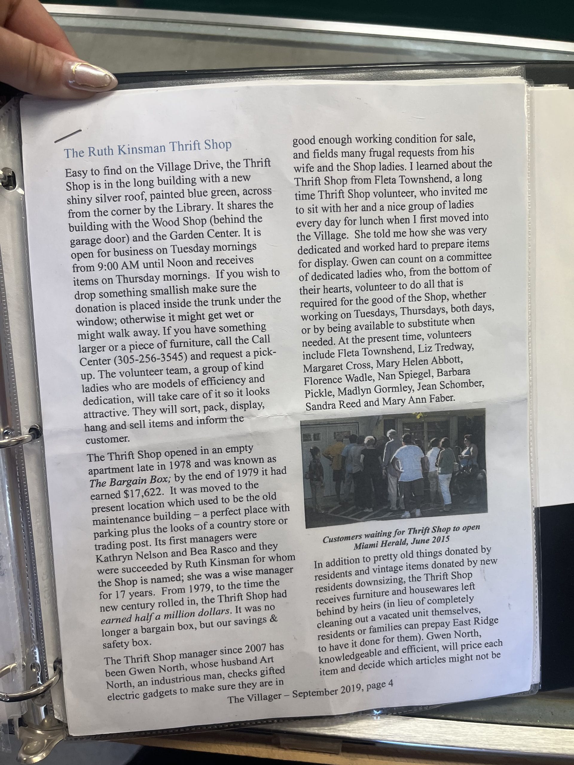 thrift store article