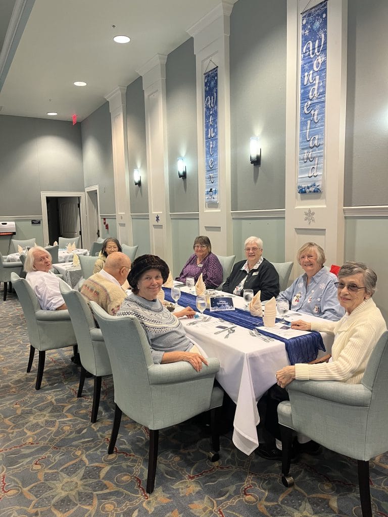 having a fancy birthday lunch at east ridge village at cutler bay