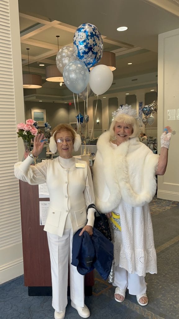 2 ladies celebrating at east ridge village at cutler bay