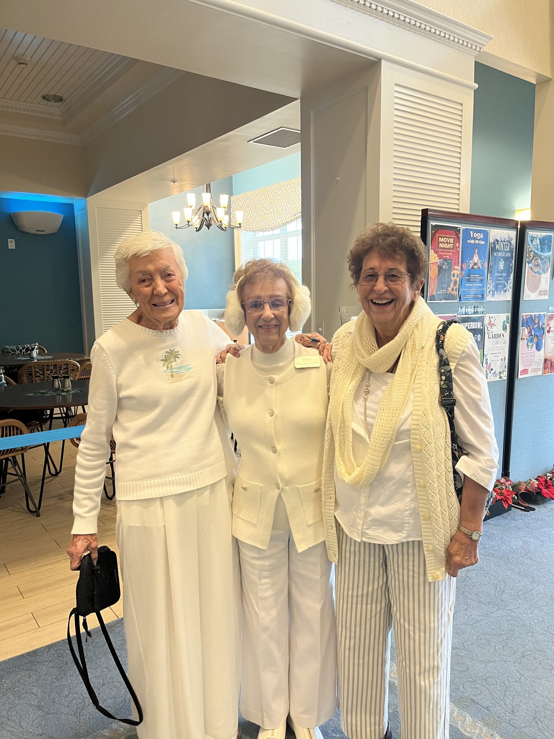 3 ladies celebrating at east ridge village at cutler bay