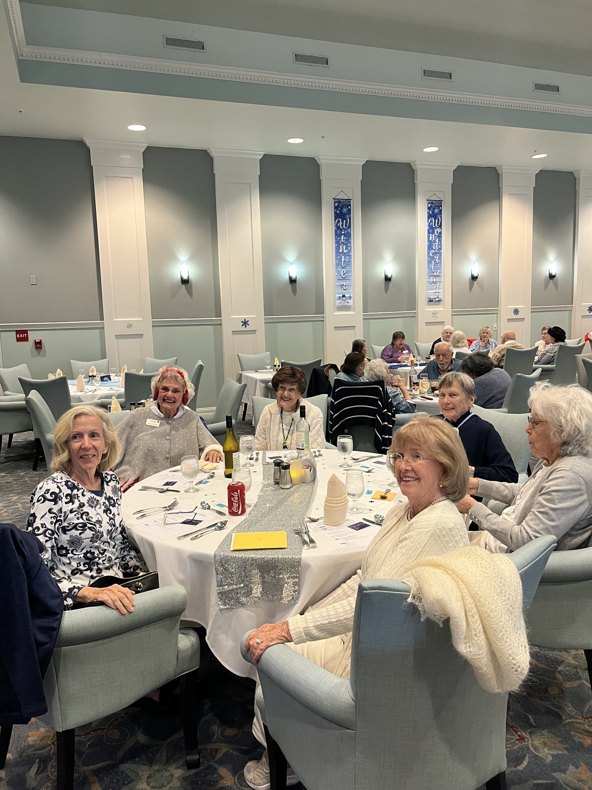 having a fancy birthday lunch at east ridge village at cutler bay