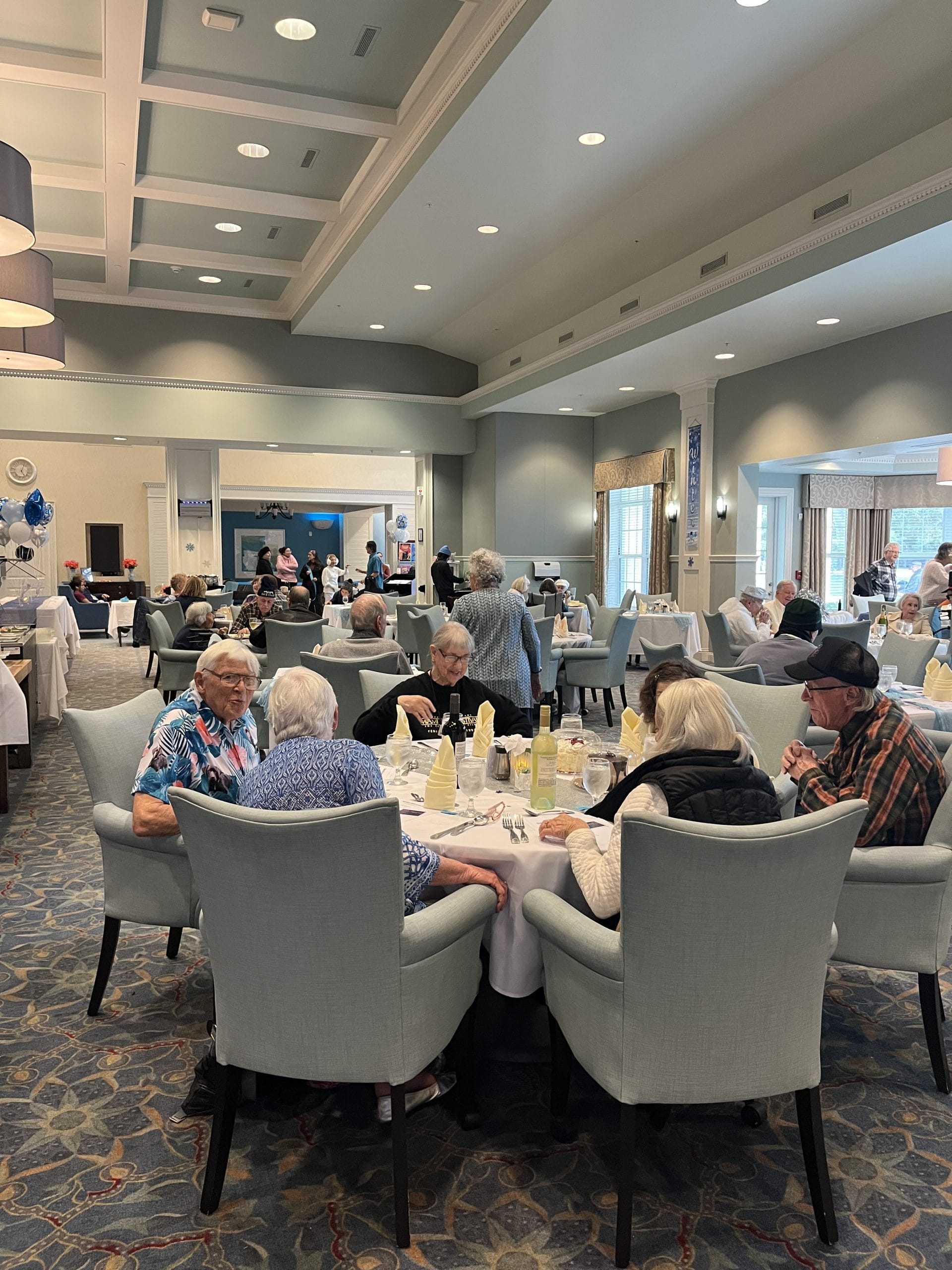 having a fancy birthday lunch at east ridge village at cutler bay