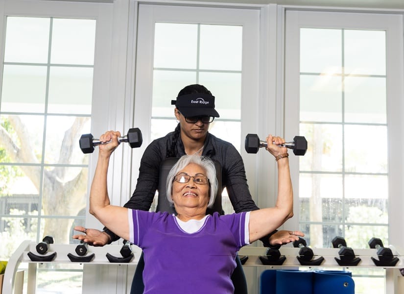 physical therapy rehabilitation east ridge village at cutler bay