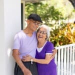 Couple at East Ridge at Cutler Bay enjoying the outdoors